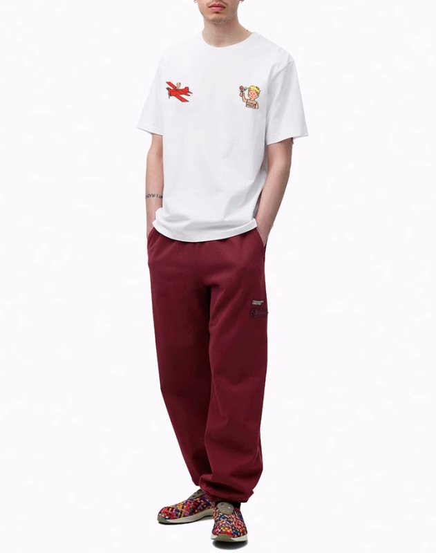 画像6: unisex Fairy Tail Town Little Prince Joint Print Short Sleeve T-Shirt  　フェアリーテイルタウン リトルプリンス ジョイントプリント半袖ラウンドネック Tシャツ ユニセックス 男女兼用 (6)