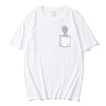 画像3: unisex Pocket Rick & Morty Points  Short Sleeve T-Shirt  　ポケットリック＆モーティポイントプリント半袖ラウンドネック Tシャツ ユニセックス 男女兼用 (3)