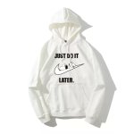画像1: 24 JUST DO IT LATER x Snoopy sweat hoodie  ユニセックス男女兼用 NASA×JUST DO IT LATER× スヌーピー スウェットパーカー トレーナー  (1)