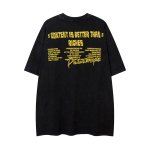 画像5: unisex Vintage style hip hop character print Short Sleeve T-Shirt  　ビンテージスタイルヒップホップキャラクタープリント半袖ラウンドネック Tシャツ ユニセックス 男女兼用 (5)