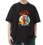画像7: unisex sesame street IT'S A PARTY!Print Short Sleeve T-Shirt  　セサミストリート IT'S A PARTY!プリント半袖ラウンドネック Tシャツ ユニセックス 男女兼用 (7)