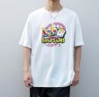画像4: unisex The Simpsons Bart Simpson Mahjong Pie  Print Short Sleeve T-Shirt  　ザ・シンプソンズバートシンプソン麻雀パイプリント半袖ラウンドネック Tシャツ ユニセックス 男女兼用 (4)