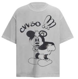 unisex Retro vintage style Mickey Mouse double-sided print Short