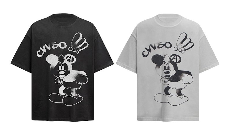 画像3: unisex Retro Vintage Style Mickey Mouse Print Short Sleeve T-Shirt   レトロヴィンテージスタイルミッキーマウスプリント半袖ラウンドネック Tシャツ ユニセックス 男女兼用 (3)