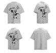画像4: unisex Retro Vintage Style Mickey Mouse Print Short Sleeve T-Shirt  　レトロヴィンテージスタイルミッキーマウスプリント半袖ラウンドネック Tシャツ ユニセックス 男女兼用 (4)