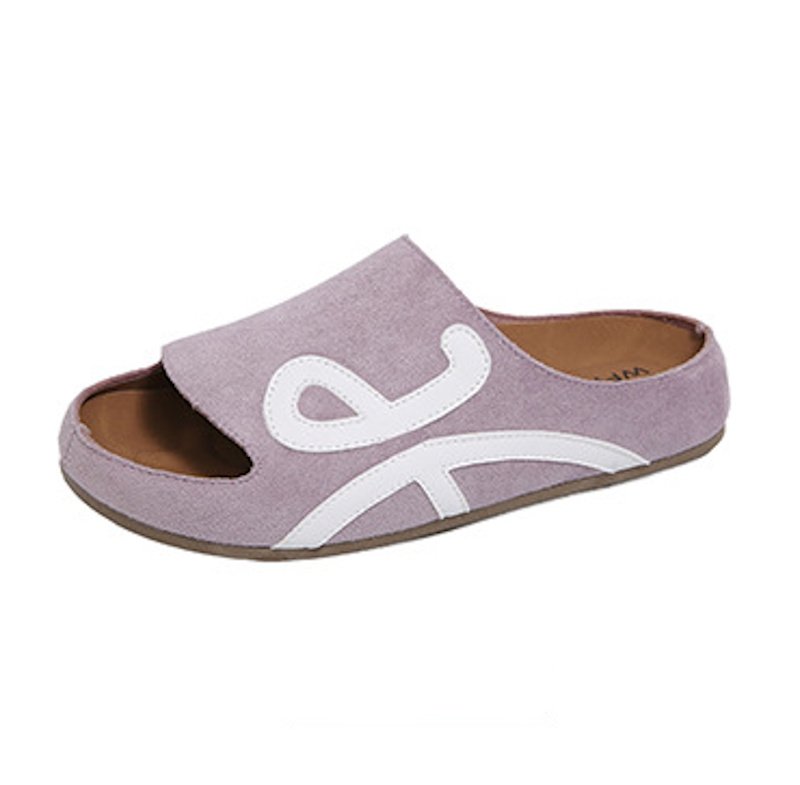 画像3: Baotou Leather Retro Frost Cross  Half Sandal Slippers　バオトゥレザープラットフォーム厚底レトロフロストクロスサンダルスリッパ (3)