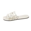 画像2: Flat Leather Pattern Sandal Slippers　フラットレザー模様サンダルスリッパ (2)