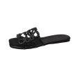 画像3: Flat Leather Pattern Sandal Slippers　フラットレザー模様サンダルスリッパ (3)
