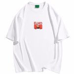 画像2: unisex Box Sesame Street Elmo  Print Short Sleeve T-Shirt  　ボックスセサミストリート エルモプリント半袖ラウンドネック Tシャツ ユニセックス 男女兼用 (2)