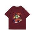 画像6: unisex Multicolor Goofy Print Short Sleeve T-Shirt  　マルチカラーグーフィープリント半袖ラウンドネック Tシャツ ユニセックス 男女兼用 (6)