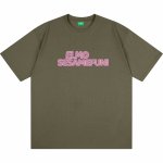画像11: unisex Sesame Street Elmo Box Print Short Sleeve T-Shirt  　セサミストリートエルモボックスプリント半袖ラウンドネック Tシャツ ユニセックス 男女兼用 (11)