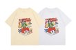 画像9: unisex Multicolor Goofy Print Short Sleeve T-Shirt  　マルチカラーグーフィープリント半袖ラウンドネック Tシャツ ユニセックス 男女兼用 (9)