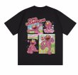 画像1: unisex Sesame Street Elmo Box Print Short Sleeve T-Shirt  　セサミストリートエルモボックスプリント半袖ラウンドネック Tシャツ ユニセックス 男女兼用 (1)