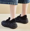画像16: Women's Lace-up flying woven knit sneaker shoes　 レースアップフライングウーブンニットスニーカーシューズ (16)