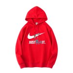 画像1: JUST RICK IT Rick print  Hoodie sweater  ユニセックス男女兼用JUST RICK IT リックプリントフーディスウェットパーカー (1)