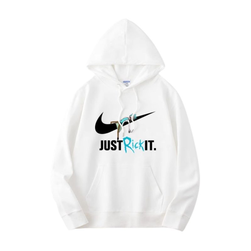 画像2: JUST RICK IT Rick print  Hoodie sweater  ユニセックス男女兼用JUST RICK IT リックプリントフーディスウェットパーカー (2)