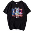 画像1: unisex Rainbow Bearbrick Print Short Sleeve T-Shirt  　レインボーベアブリックプリント半袖ラウンドネック Tシャツ ユニセックス 男女兼用 (1)