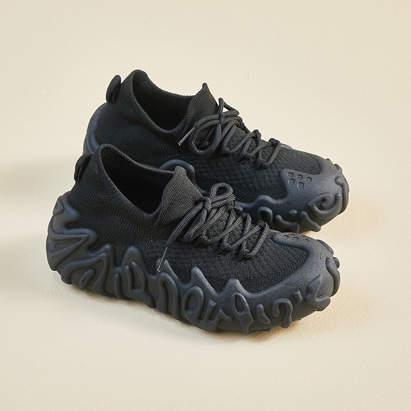 画像8: Women's Lace-up flying woven knit sneaker shoes　 レースアップフライングウーブンニットスニーカーシューズ (8)