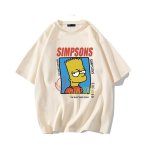 画像7: unisex The Simpsons box bart simpson Print T-Shirt  　シンプソンズバートシンプソンプリント半袖ラウンドネック Tシャツ ユニセックス 男女兼用 (7)