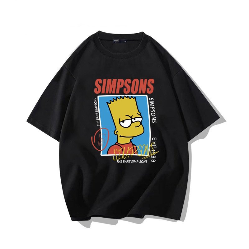 unisex The Simpsons box bart simpson Print T-Shirt