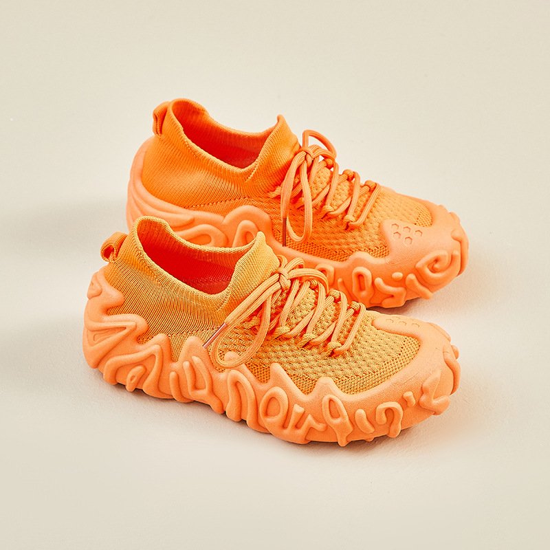 画像7: Women's Lace-up flying woven knit sneaker shoes　 レースアップフライングウーブンニットスニーカーシューズ (7)