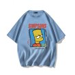 画像8: unisex The Simpsons box bart simpson Print T-Shirt  　シンプソンズバートシンプソンプリント半袖ラウンドネック Tシャツ ユニセックス 男女兼用 (8)