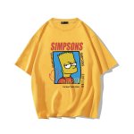 画像3: unisex The Simpsons box bart simpson Print T-Shirt  　シンプソンズバートシンプソンプリント半袖ラウンドネック Tシャツ ユニセックス 男女兼用 (3)