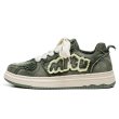 画像2: Denim in trend retro canvas  Lace-up sneaker shoes　 ユニセックス 男女兼用 デニムイントレンドレトロキャンバスレースアップスニーカー (2)