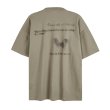画像3: unisex Front face & back butterfly print Short Sleeve T-Shirt  　表フェイス＆ 裏バタフライプリント半袖ラウンドネック Tシャツ ユニセックス 男女兼用 (3)