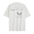 画像4: unisex Front face & back butterfly print Short Sleeve T-Shirt  　表フェイス＆ 裏バタフライプリント半袖ラウンドネック Tシャツ ユニセックス 男女兼用 (4)