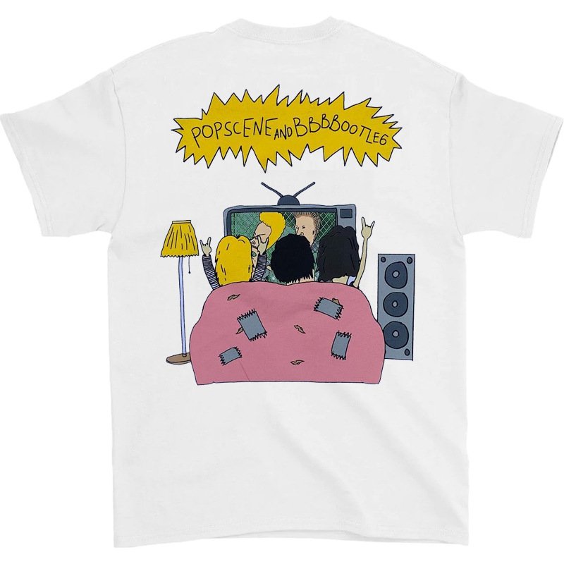 画像4: unisex Nirvana Beavis & Butthead American Retro Vintage Style T-Shirt    ニルヴァーナ ビーバス＆バットヘッド  アメリカンレトロヴィンテージスタイル　半袖ラウンドネック Tシャツ ユニセックス 男女兼用 (4)