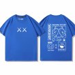 画像1: unisex  KAWS x Sesame Street T-Shirt    カウズ×セサミストリート半袖ラウンドネック Tシャツ ユニセックス 男女兼用 (1)
