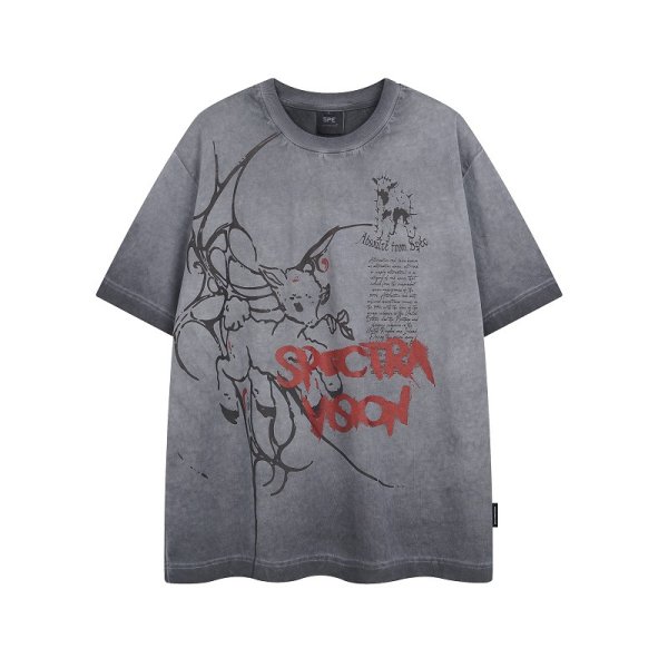 画像1: unisex  ADC2 Baby Goat Vintage Styleprint Short Sleeve T-Shirt  　ベビーゴートヴィンテージスタイプリント半袖ラウンドネック Tシャツ ユニセックス 男女兼用 (1)