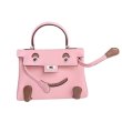 画像3: Real Leather Monster Ocean Kelly Bag 2-way tote shoulder bag doll bag リアル 本革 レザー モンスター オーシャン ケリーバッグ トートショルダー２WAYバッグ (3)