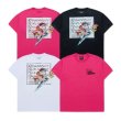 画像1: The Powerpuff Girls save the day t-shirts  ユニセックス 男女兼用 パワーパフガールズ プリントリント Tシャツ (1)