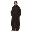 画像1: Women's Teddy bear real lambwool long fur Oversized coat オーバーサイズ 毛足長めのリアルラムウール テディベア ロングコート (1)