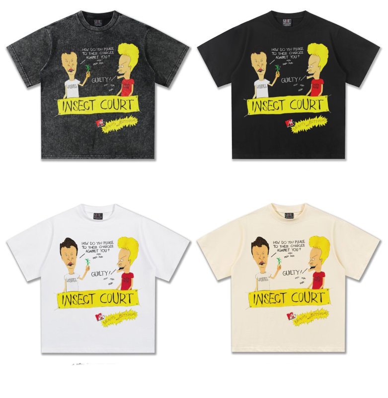 画像5: unisex Beavis and Butt-Head American Comic Print  T-Shirt   ビーバス＆バットヘッドBeavis and Butt-Headアメリカンコミックプリント半袖ラウンドネック Tシャツ ユニセックス 男女兼用 (5)