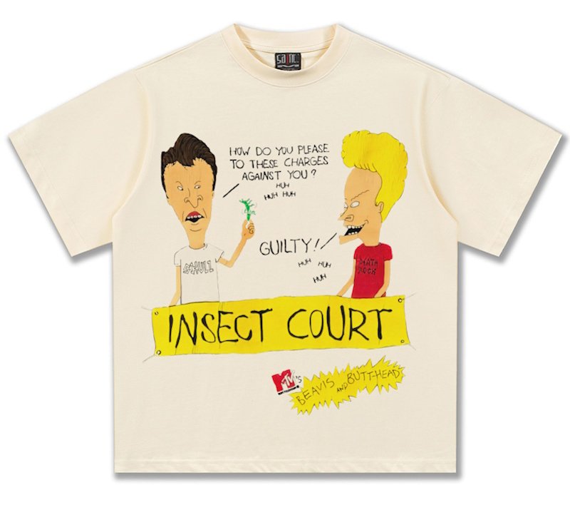 画像4: unisex Beavis and Butt-Head American Comic Print  T-Shirt   ビーバス＆バットヘッドBeavis and Butt-Headアメリカンコミックプリント半袖ラウンドネック Tシャツ ユニセックス 男女兼用 (4)