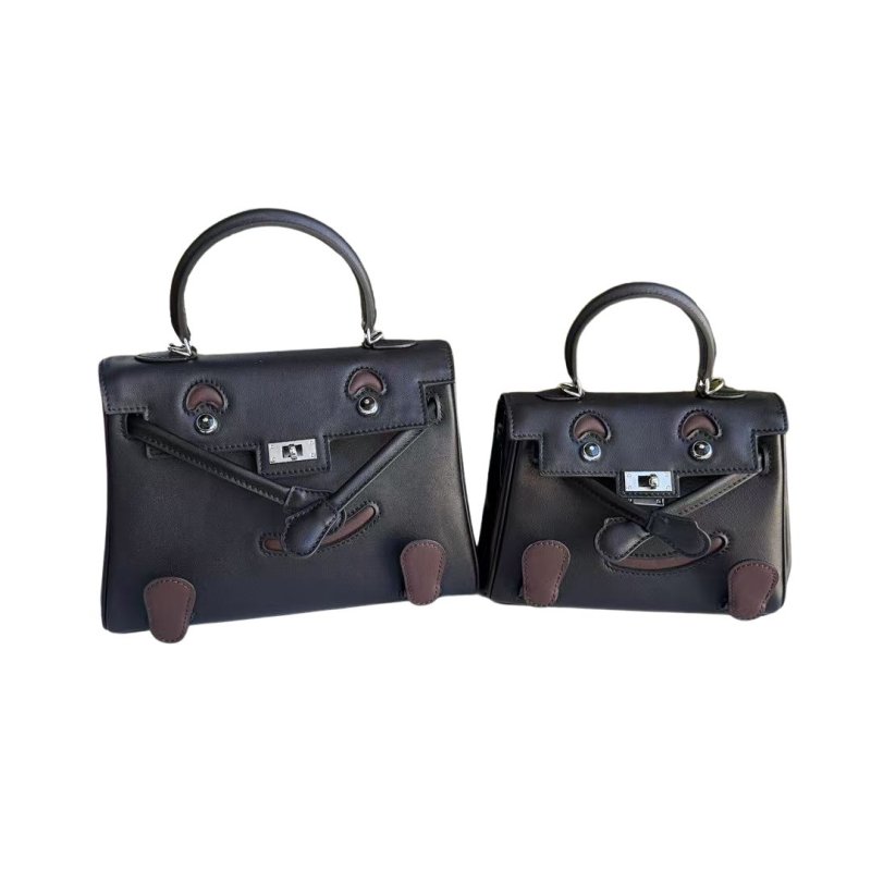 画像5: Real Leather Monster Ocean Doll Bag 2-way tote shoulder bag doll bag リアル 本革 レザー モンスター オーシャン ドール バッグ トートショルダー２WAYバッグ (5)