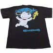 画像2: unisex  Nirvana x Snoopy joint vintage stylePrint  T-Shirt  ニルヴァーナ ×スヌーピー ヴィンテージスタイルプリント 半袖ラウンドネック Tシャツ ユニセックス 男女兼用 (2)