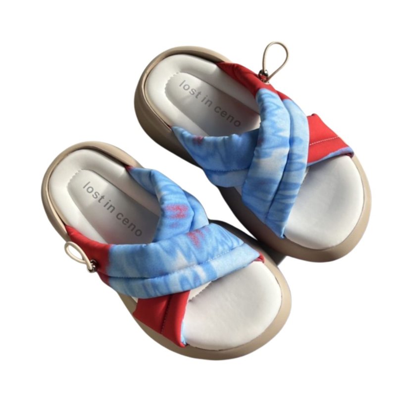 画像4: LOST IN CENO Cross platform sandals slippers slippers　LOST IN CENO クロスプラットフォーム厚底サンダルスリッパ (4)