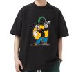 画像2: unisex Popeye print  T-shirt  ポパイプリント 半袖ラウンドネック Tシャツ ユニセックス 男女兼用 (2)