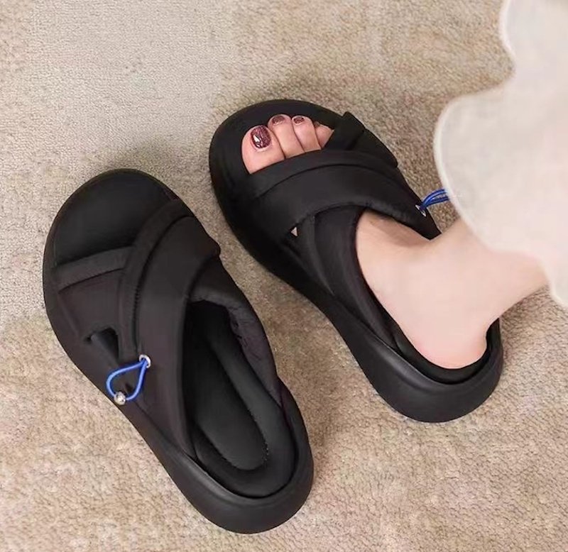 画像9: LOST IN CENO Cross platform sandals slippers slippers　LOST IN CENO クロスプラットフォーム厚底サンダルスリッパ (9)