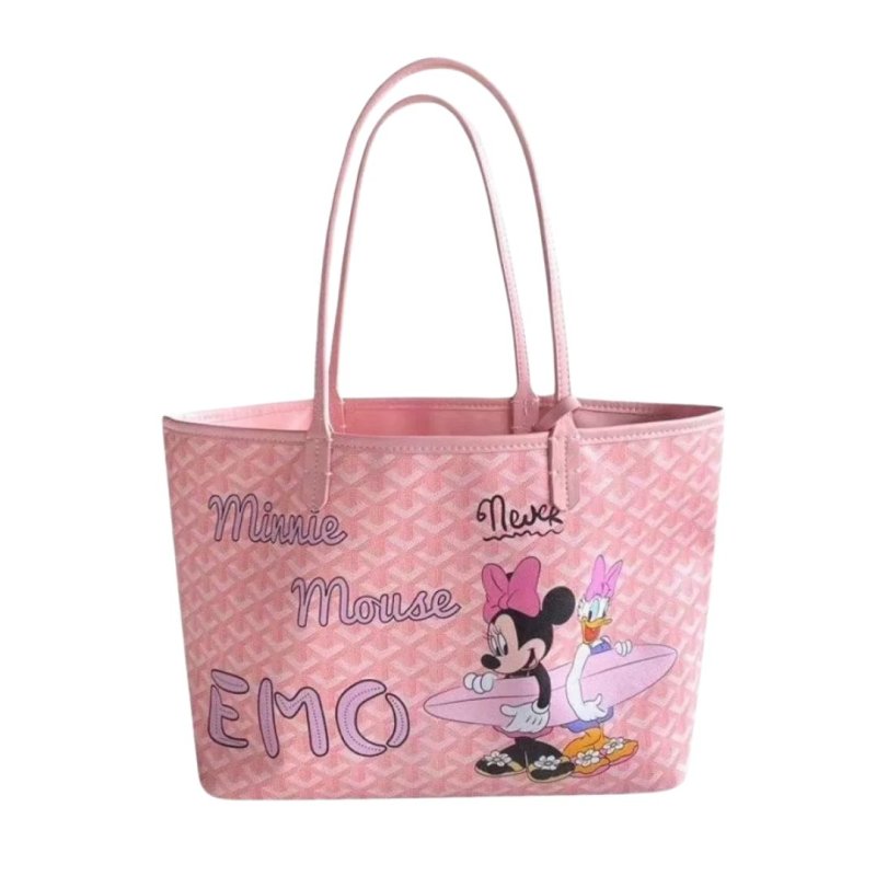 画像3: New EMO graffiti painting elements Cartoon shopping  shoulder portable Tote Bag  ペイント トートショルダーショッピングバッグ (3)