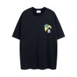画像5: unisex Beach Sunset Print   T-shirt   　ビーチサンセットプリント 半袖ラウンドネック Tシャツ ユニセックス 男女兼用 (5)