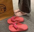 画像3: Soft Sole Thong Down Ribbon Sandals Slippers Beach Shower Sandals　ソフトソールトングダウンリボンサンダルスリッパ　ビーチシャワーサンダル (3)