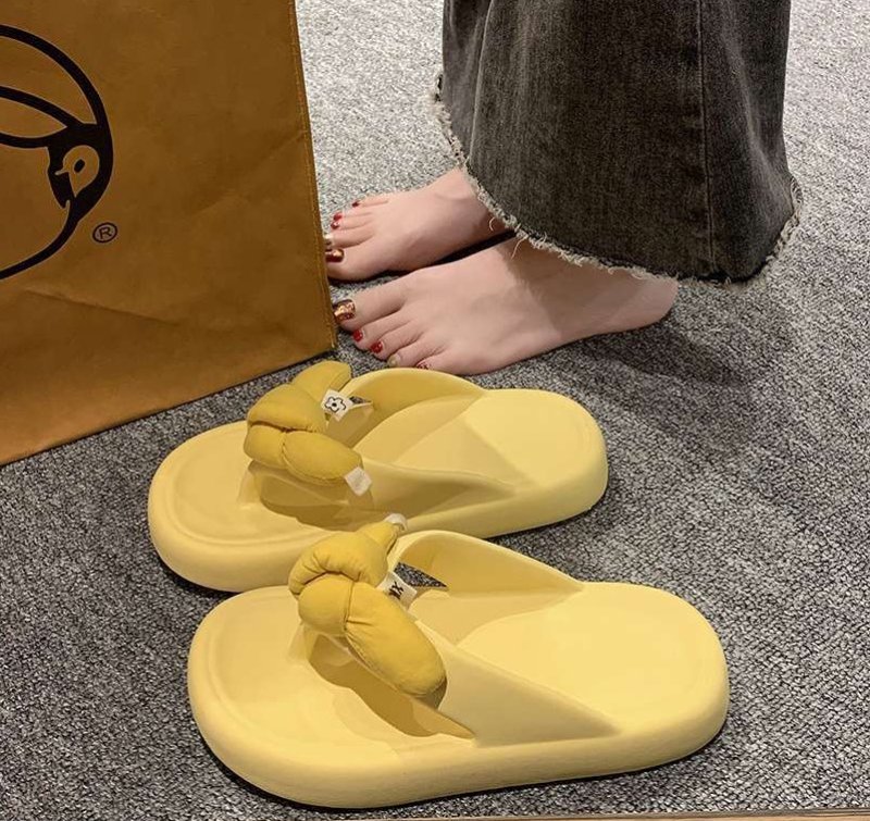 画像8: Soft Sole Thong Down Ribbon Sandals Slippers Beach Shower Sandals　ソフトソールトングダウンリボンサンダルスリッパ　ビーチシャワーサンダル (8)
