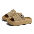 画像1: Lightweight leather platform slippers sandals Soft Sole　プラットフォーム厚底レザーサンダルスリッパ　 (1)