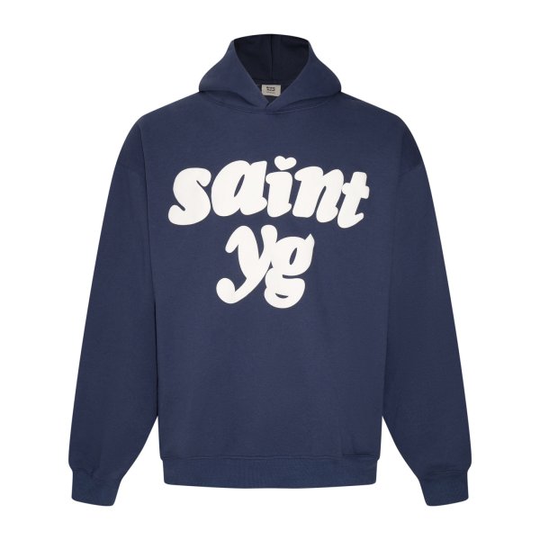 画像1: Saint yg & SaturnPrint Hoodie  プリント フーディー パーカーユニセックス 男女兼用 (1)