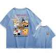 画像1: unisex Box Looney Tunes Bugs Bunny Print   T-shirt   　ボックスルーニー・テューンズ バッグスバニープリント 半袖ラウンドネック Tシャツ ユニセックス 男女兼用 (1)